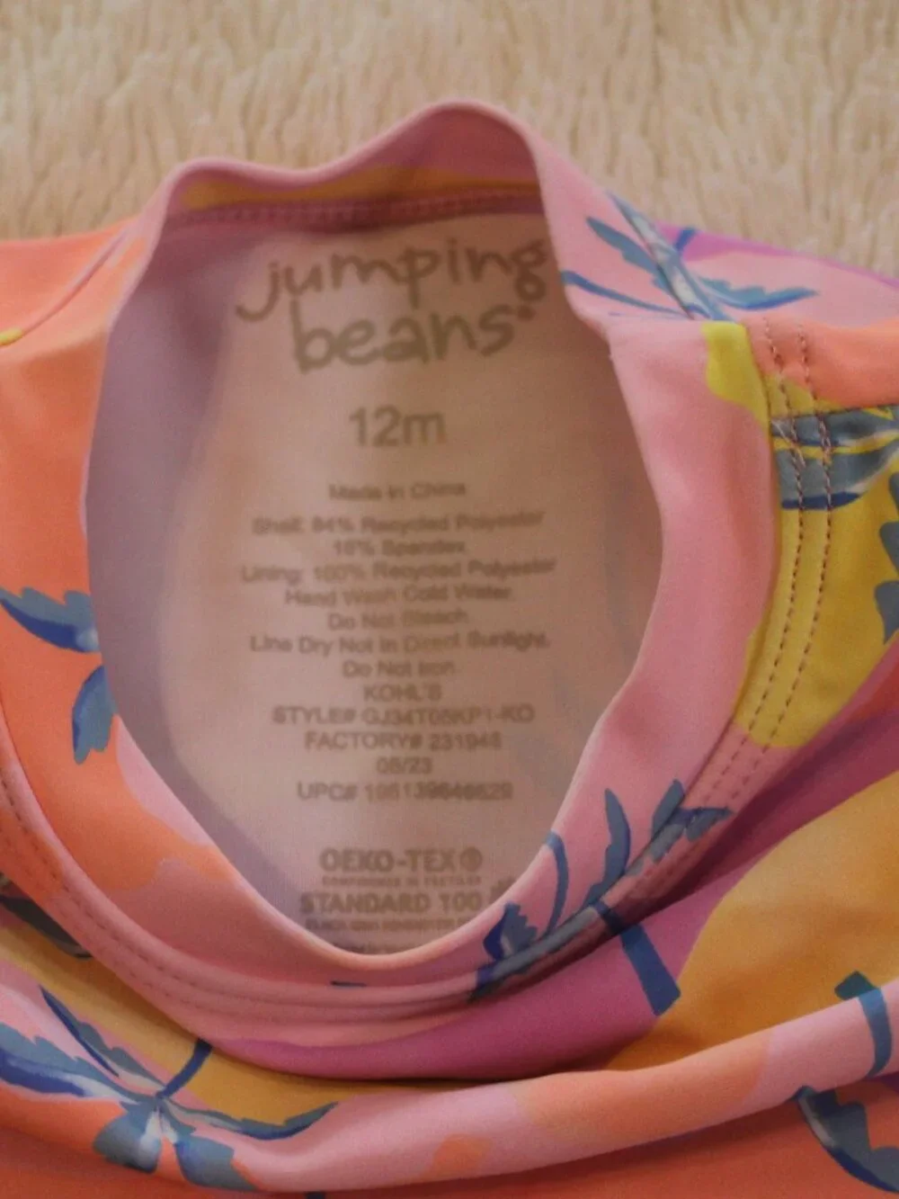 Lot of 2 Toddler Girl Two Piece Bathing Suits
